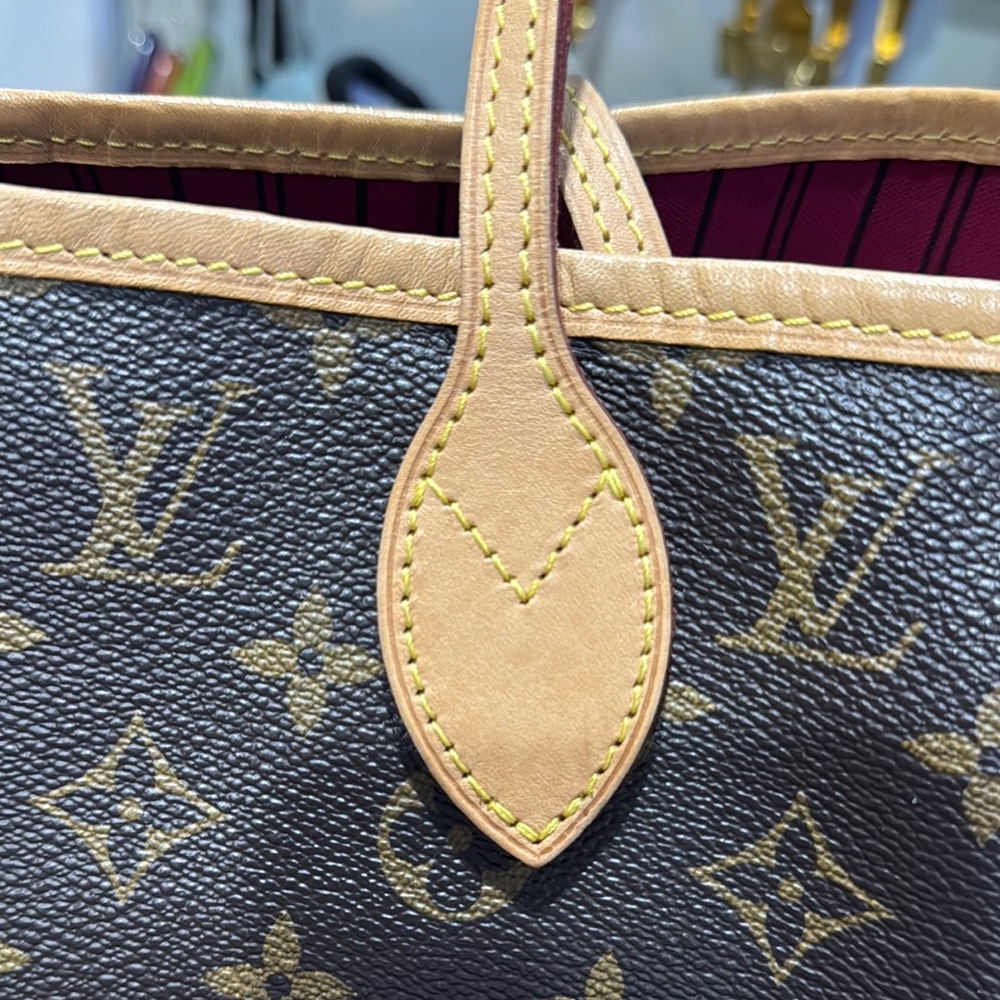 Louis Vuitton MM Neverfull Rose Ballerine Striped Lining Limited Edition - Picture 12 of 13